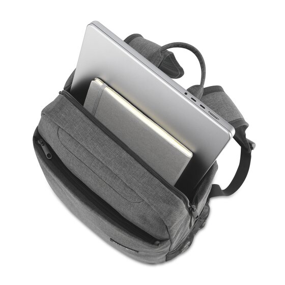 Simply Portable™ Lite Backpack 16” - Gray | Laptop & Tablet