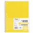 Mead Spiral Notebook, 1 Subject, Graph Ruled, 100 Sheets, 10 1/2" x 7 1/2", Yellow thumbnail images 1 of 7