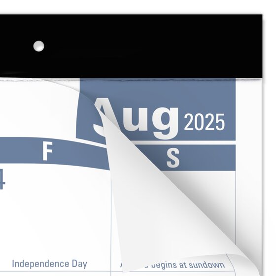 AT-A-GLANCE® Easy-to-Read Academic 2025-2026 Monthly Desk Pad Calendar ...