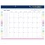 Simplified by Emily Ley for AT-A-GLANCE® Academic 2025-2026 Monthly Desk Pad Calendar, Happy Stripe, Standard, 21 3/4" x 17" thumbnail images 1 of 7
