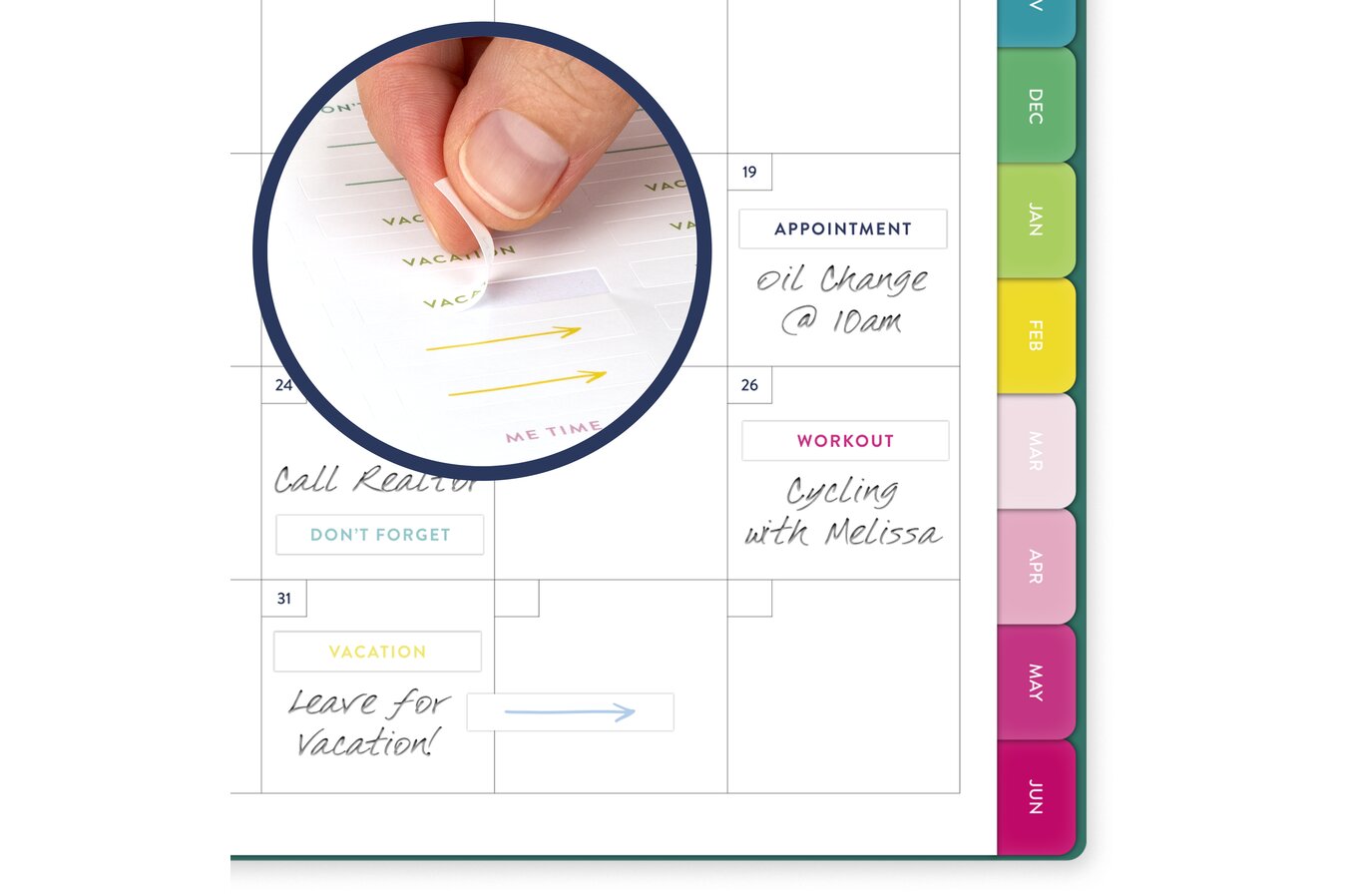 Academic Planner 2021-2022, Simplified By Emily Ley For AT-A-GLANCE Monthly Planner, 8-1/2" X 11", Large, For School, Teacher, Student, Dogwood (EL61-091A