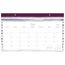 Leah Bisch™ for Cambridge® Academic 2025-2026 Monthly Desk Pad Calendar, Stripe, Compact, 17 3/4" x 11" thumbnail images 1 of 6