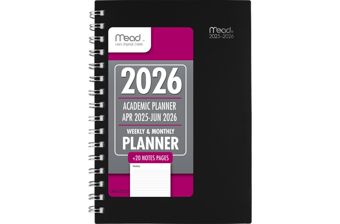 Five Star Style Planner - Small Size - Academic - Weekly, Monthly - 12 Month - July - June - 1 Week, 1 Month Double Page Layout - 8 1/2