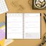 Cambridge® Luxe Academic 2025-2026 Weekly Monthly Planner, Small, 5 1/2" x 8 1/2" thumbnail images 2 of 9