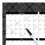 Cambridge® Dakota 2025-2026 Erasable Wall Calendar, Reversible Academic Year/Regular Year, Extra Large, 24" x 36" thumbnail images 5 of 6