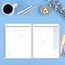 Cambridge® Dewdrop Academic 2025-2026 Weekly Monthly Planner, Large, 8 1/2" x 11" thumbnail images 3 of 9