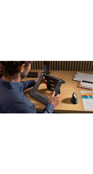 Support Portable Pour Ordinateur Portable - Lot De 2, Réglable 3 Hauteurs, Pliable, En Aluminium