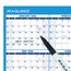 AT-A-GLANCE® Horizontal Reversible Erasable Academic and Regular Year 2025-2026 Wall Calendar, Large, 36" x 24" thumbnail images 5 of 5