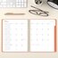Cambridge® WorkStyle® Balance Academic 2025-2026 Weekly Monthly Planner, Pink Peach, Medium, 7" x 8 3/4" thumbnail images 3 of 9