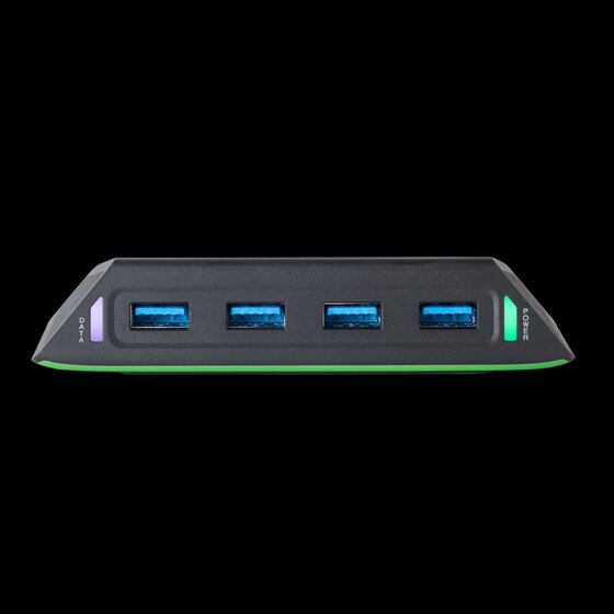 OSTENT USB Hub 2.0 4 Port Splitter Expansion Adapter