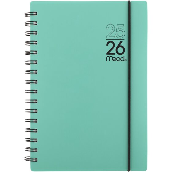 Mead® Color Pop Academic 2025-2026 Weekly Monthly Planner, Aquatic Awe ...