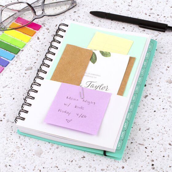 Mead® Color Pop Academic 2025-2026 Weekly Monthly Planner, Aquatic Awe ...