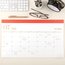 Cambridge® WorkStyle® Academic 2025-2026 Monthly Desk Pad Calendar, Pink Peach, Compact, 17 3/4" x 11" thumbnail images 2 of 7