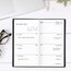 AT-A-GLANCE® Fine Diary® 2026 Weekly Monthly Diary, Black, Pocket, 3" x 6" thumbnail images 2 of 8