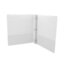 GBC® Presentation Binder, Straight D-Ring, 1/2", 110 Sheet Capacity, White thumbnail images 2 of 2