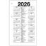 AT-A-GLANCE® 2026 Recycled Daily Loose-Leaf Desk Calendar Refill, Standard, 3 1/2" x 6" thumbnail images 4 of 4