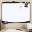 Quartet Designer Tack & Write Cubicle Whiteboard, 23 1/2" x 17 1/2", Black Frame thumbnail images 3 of 7