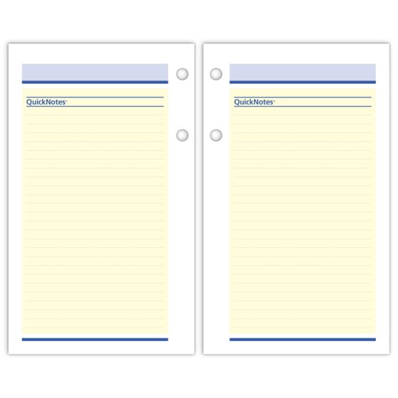 ATAGLANCE® QuickNotes® 2026 Daily LooseLeaf Desk Calendar Refill