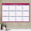 AT-A-GLANCE® Horizontal Reversible Erasable Academic and Regular Year 2025-2026 Wall Calendar, Extra Large, 48" x 32" thumbnail images 2 of 5