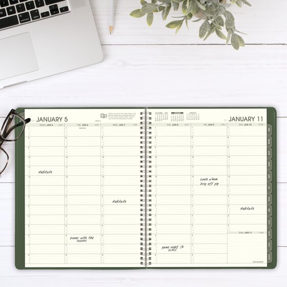 【vacant】Monthly Book 7冊まとめ売り AT-A-GLANCE® Recycled Weekly Monthly Appointment Books | Weekly