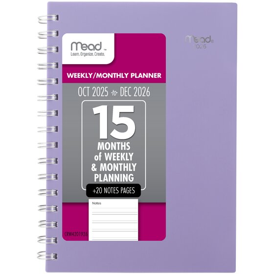 Mead® Basic Weekly Monthly Planners | Regular Year Planners | Mead