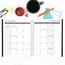 Mead® Basic 2026 Weekly Monthly Planner, Black, Large, 8 1/2" x 11" thumbnail images 3 of 7