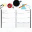 Mead® Basic 2026 Weekly Monthly Planner, Black, Large, 8 1/2" x 11" thumbnail images 2 of 7