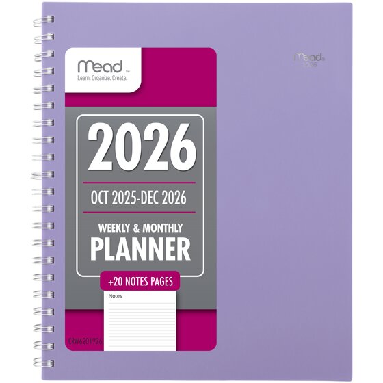 Mead® Basic Weekly Monthly Planners | Regular Year Planners | Mead