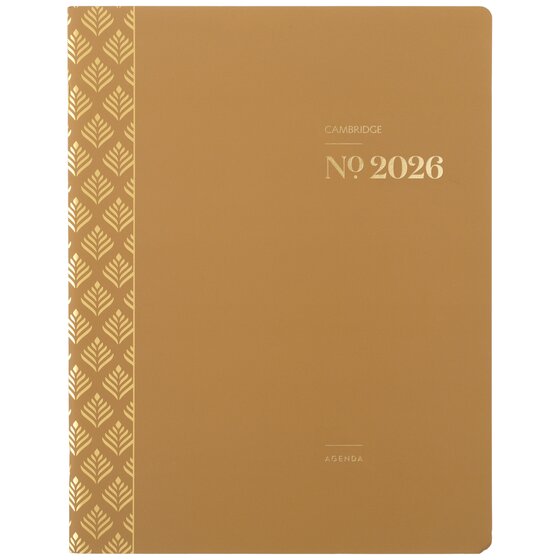 Cambridge workstyle 2026 monthly planner sunbaked clay large 8 1 2