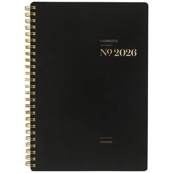 Cambridge workstyle classic 2026 weekly monthly planner black small
