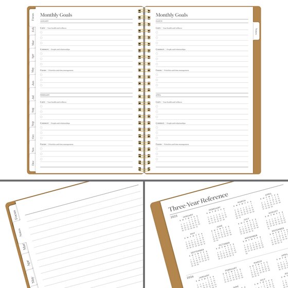 Cambridge® WorkStyle® Focus 2026 Weekly Monthly Planner, Sunbaked