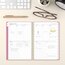 Cambridge® WorkStyle® Balance 2026 Weekly Monthly Planner, Cosmetic Pink, Small, 5 1/2" x 8 1/2" thumbnail images 2 of 9