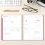 Cambridge® WorkStyle® Balance 2026 Weekly Monthly Planner, Cosmetic Pink, Medium, 7" x 8 3/4" thumbnail images 2 of 9