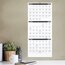 AT-A-GLANCE® Contemporary 2026 3-Month Reference Wall Calendar, Large, 12" x 27" thumbnail images 2 of 6