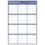 AT-A-GLANCE® 2026 Vertical Horizontal Reversible Erasable Yearly Wall Calendar, Blue, Large, 24" x 36" thumbnail images 2 of 4