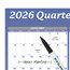 AT-A-GLANCE® 2026 Vertical Horizontal Reversible Erasable Yearly Wall Calendar, Blue, Large, 24" x 36" thumbnail images 4 of 4