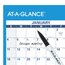 AT-A-GLANCE® 2026 Horizontal Reversible Erasable Wall Calendar, Extra Large, 48" x 32" thumbnail images 4 of 4