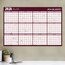 AT-A-GLANCE® 2026 Horizontal Reversible Erasable Yearly Wall Calendar, Red and Blue, Extra Large, 48" x 32" thumbnail images 3 of 4