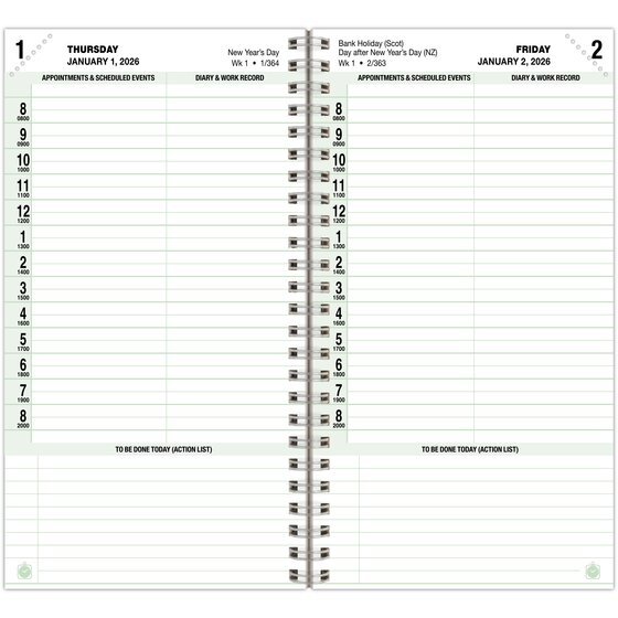 thumbnail image 2 of Day-Timer Reversible Dry Erase Planner - 24x36 Inch Undated Wall Calendar, Bilingual Format 2 of 9