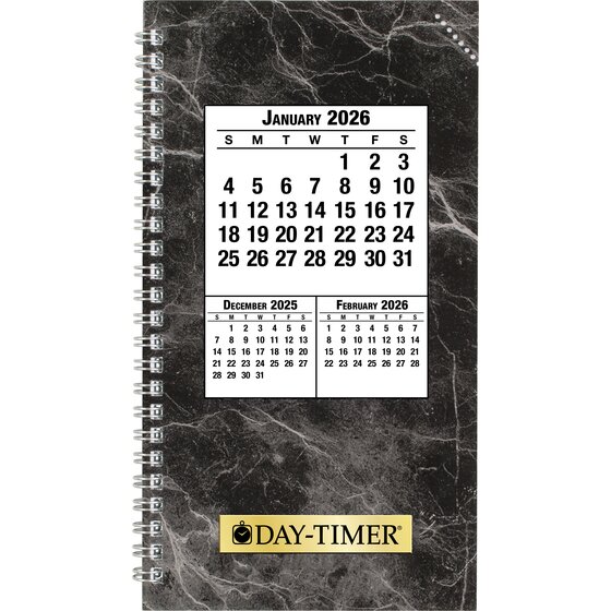 DayTimer® Classic January 2026 December 2026 Two Page Per Day