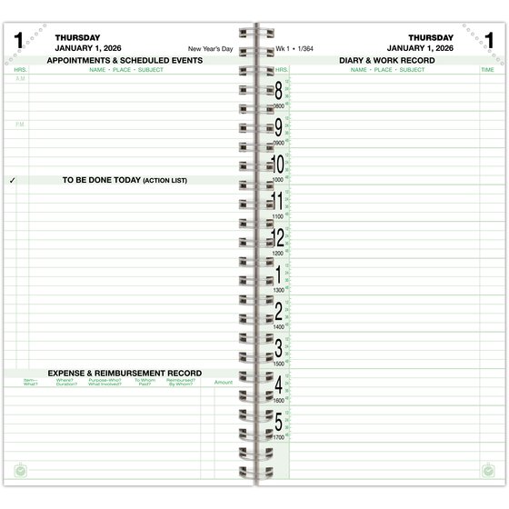 AT-A-GLANCE 2025 Planner Refill Weekly & Monthly 5-1/2" X 8-1/2 Size 4 - View #13