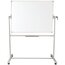 Quartet® Nano-Clean™ Magnetic Dry-Erase Easel, 48" x 36" (4' x 3'), Double-Sided, Silver Frame thumbnail images 1 of 6