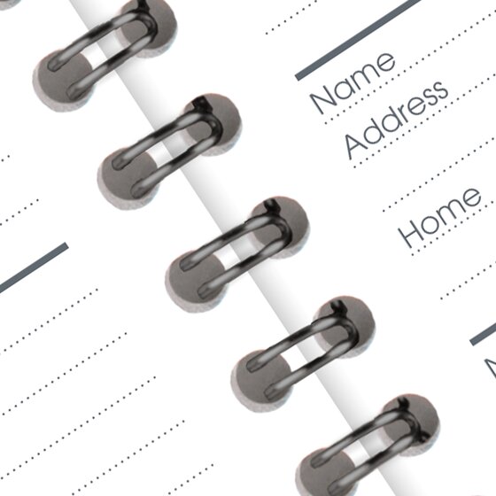 ATAGLANCEĀ® 2026 Refillable Weekly Appointment Book Planner, Black