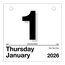 AT-A-GLANCE® 2026 “Today Is” Daily Wall Calendar Refill, Small, 6" x 6" thumbnail images 1 of 4