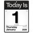 AT-A-GLANCE® 2026 "Today Is" Daily Wall Calendar, Large, 8 1/2" x 8" thumbnail images 1 of 6