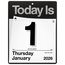 AT-A-GLANCE® 2026 "Today Is" Daily Wall Calendar, Large, 8 1/2" x 8" thumbnail images 5 of 6
