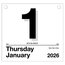 AT-A-GLANCE® 2026 "Today Is" Daily Wall Calendar Refill, Large, 8 1/2" x 8" thumbnail images 1 of 4