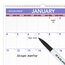 AT-A-GLANCE® 2026 Erasable Monthly Wall Calendar, Large, 15 1/2" x 22 3/4" thumbnail images 3 of 4
