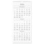 AT-A-GLANCE® 2026 Three Month Wall Calendar, Large, 12" x 27" thumbnail images 1 of 4