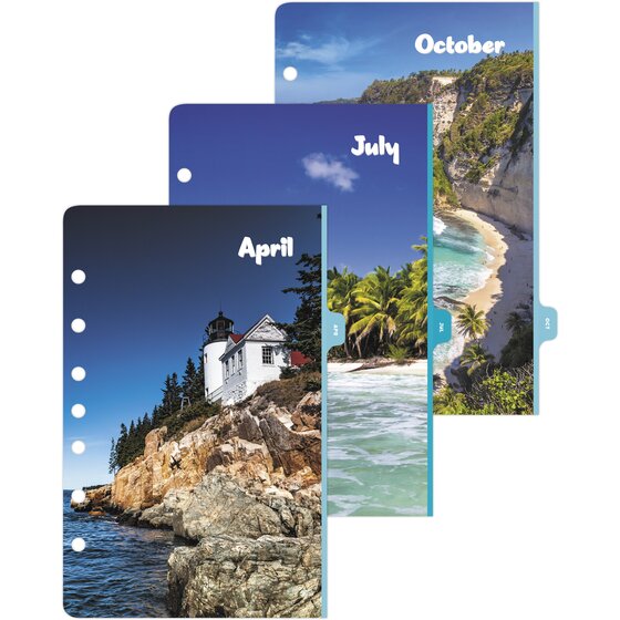 DayTimer® Coastlines® January 2026 December 2026 Two Page Per Month